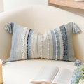 Boho Coastal Lumbar Throw Pillow Cover