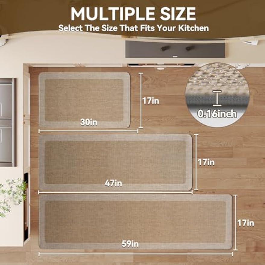 Washable Non‑Slip Kitchen Runner Rug