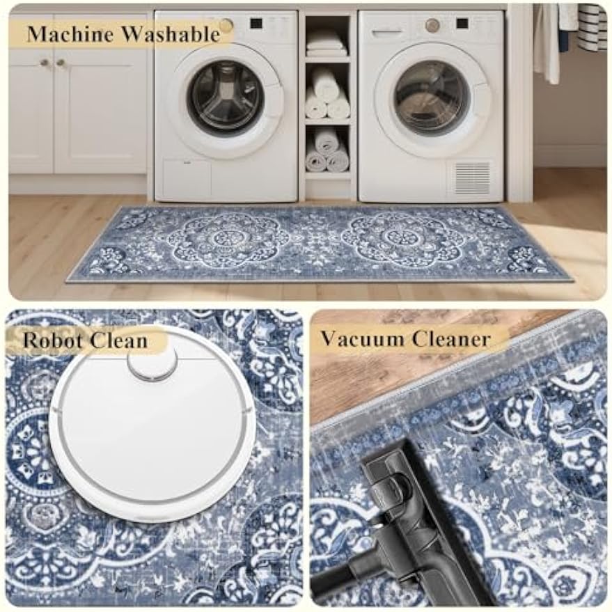 Boho Farmhouse Kitchen Rug Set