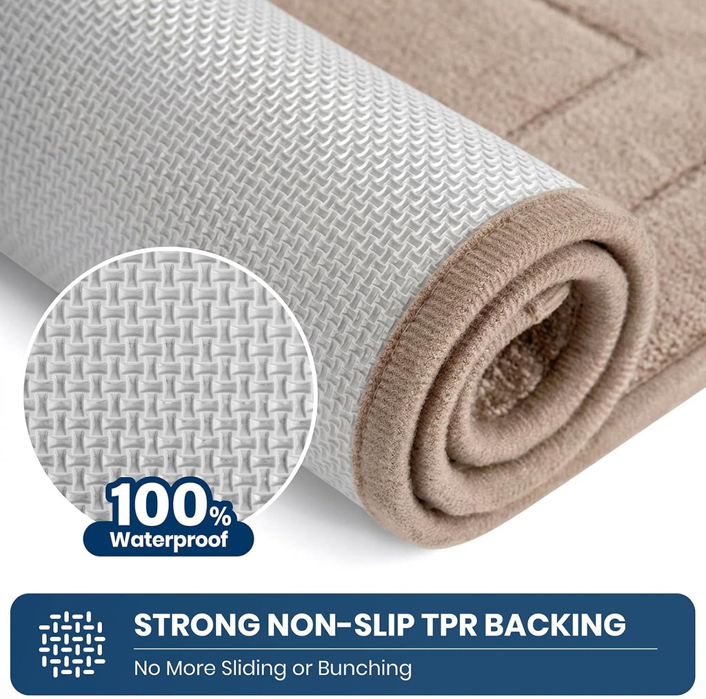 Washable Non‑Slip Kitchen Rug Set