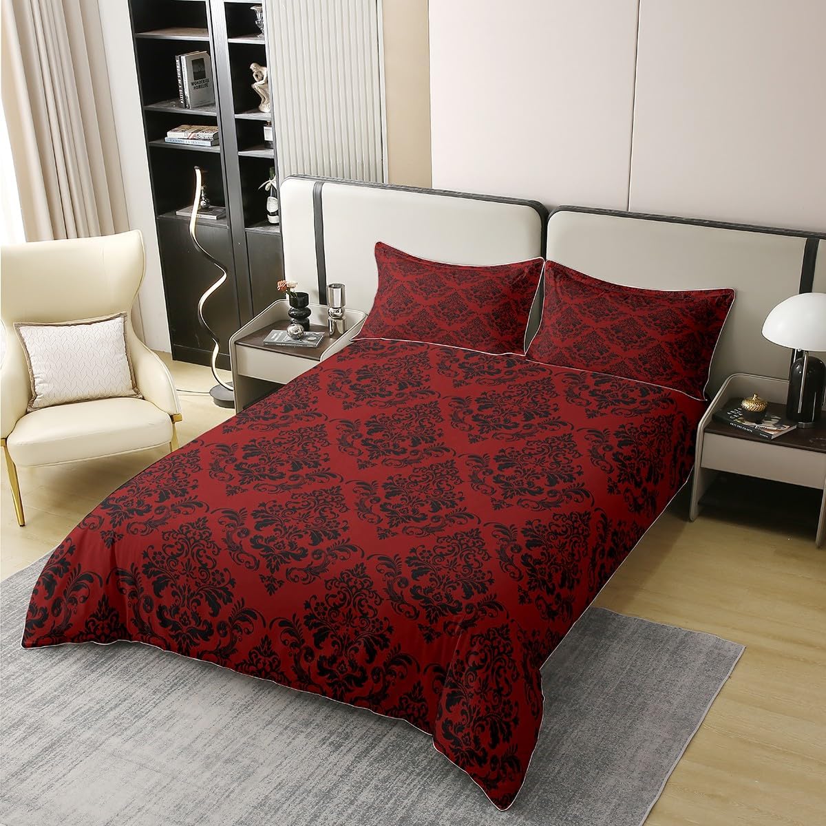 Vintage Paisley Cotton Bedding Set
