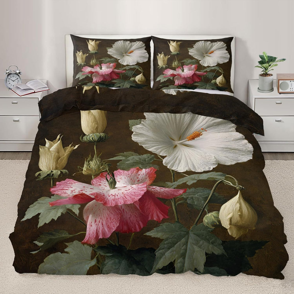 Vintage Floral Duvet Cover Set