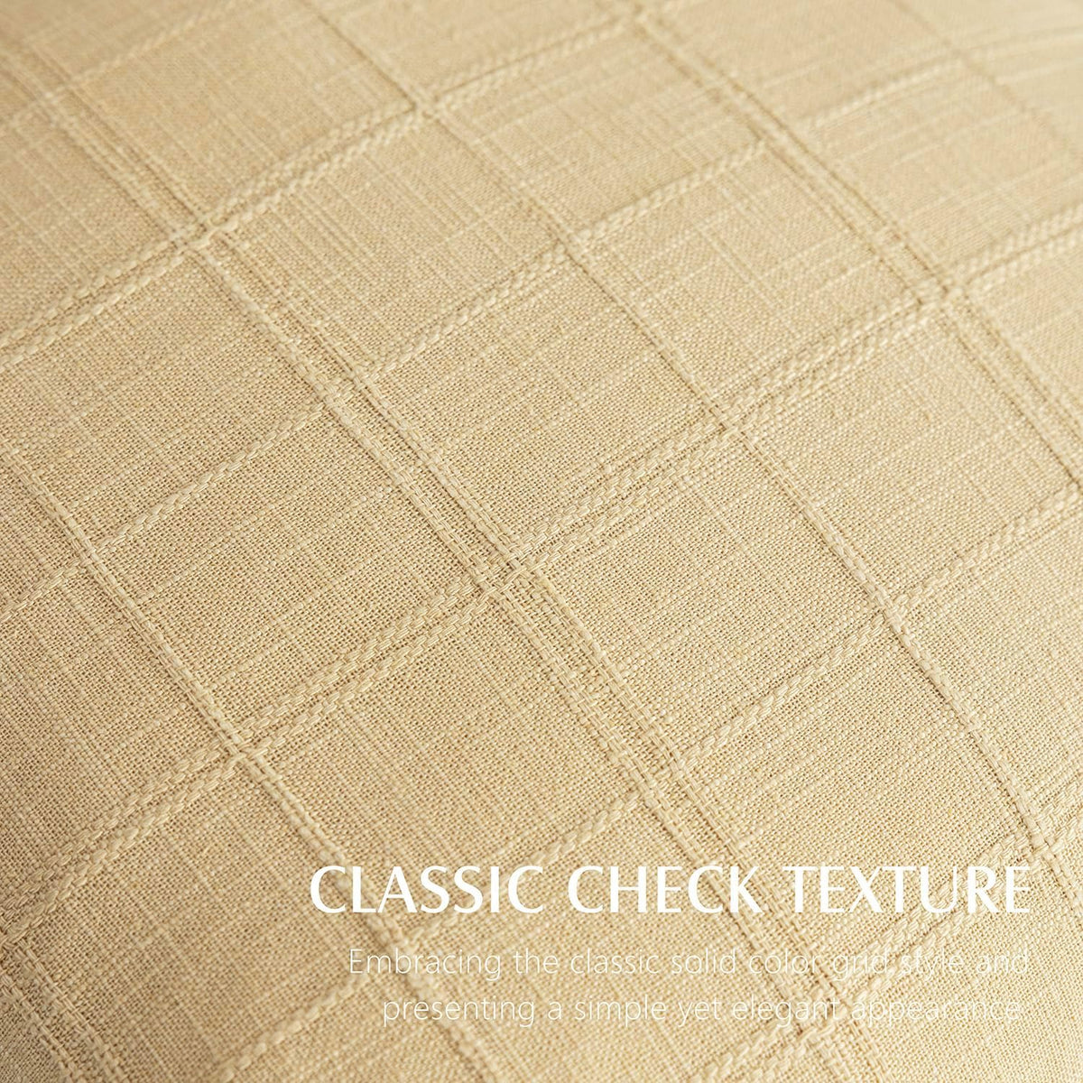Farmhouse Check Long Lumbar Pillow Cover