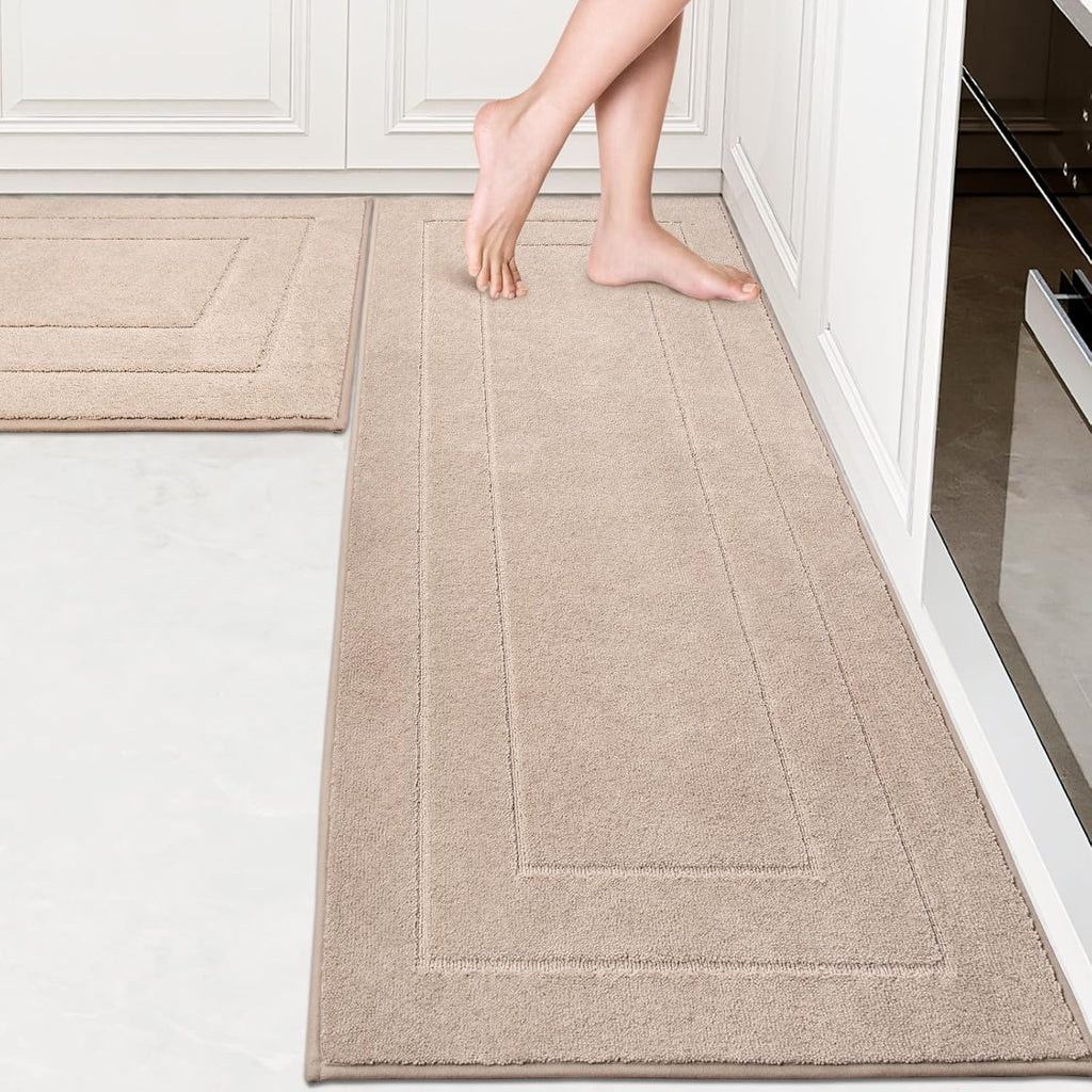 Washable Non‑Slip Kitchen Rug Set