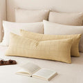 Farmhouse Check Long Lumbar Pillow Cover
