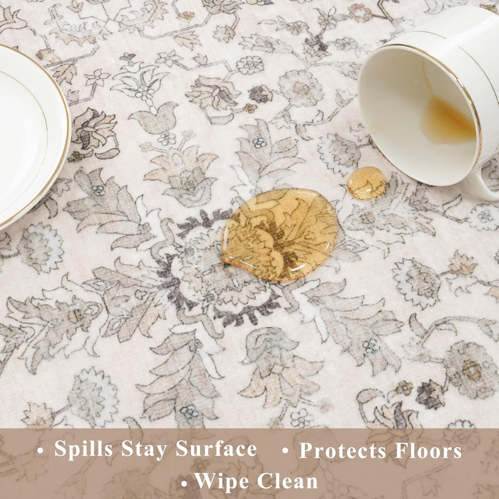 Boho Washable Non‑Slip Kitchen Rug Set