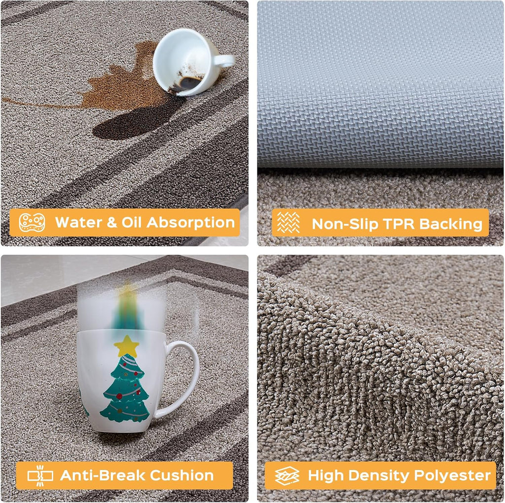 Washable Non‑Slip Kitchen Runner Rug