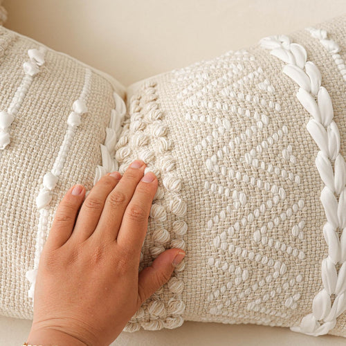 Boho Farmhouse Lumbar Pillow Cover