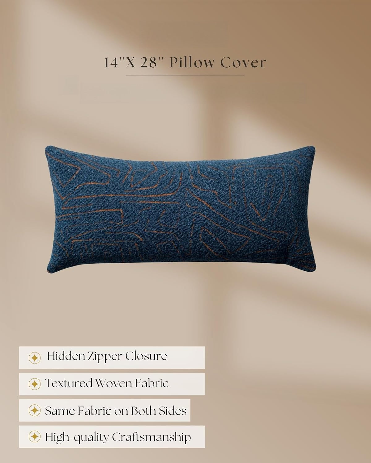 Boho Woven Decorative Pillow Cover
